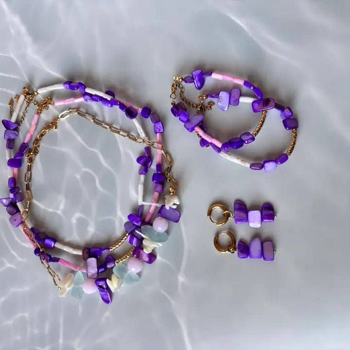 OE! - Wholesale Beaded/Pearl Necklace - Seashell Harmony - collana2