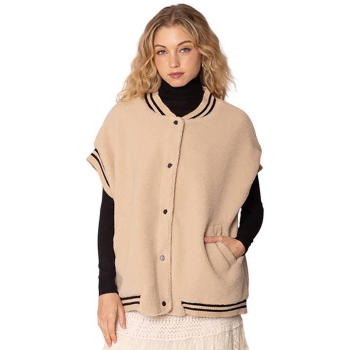 College Game Day Sherpa Vest for wholesale by Shopping2help