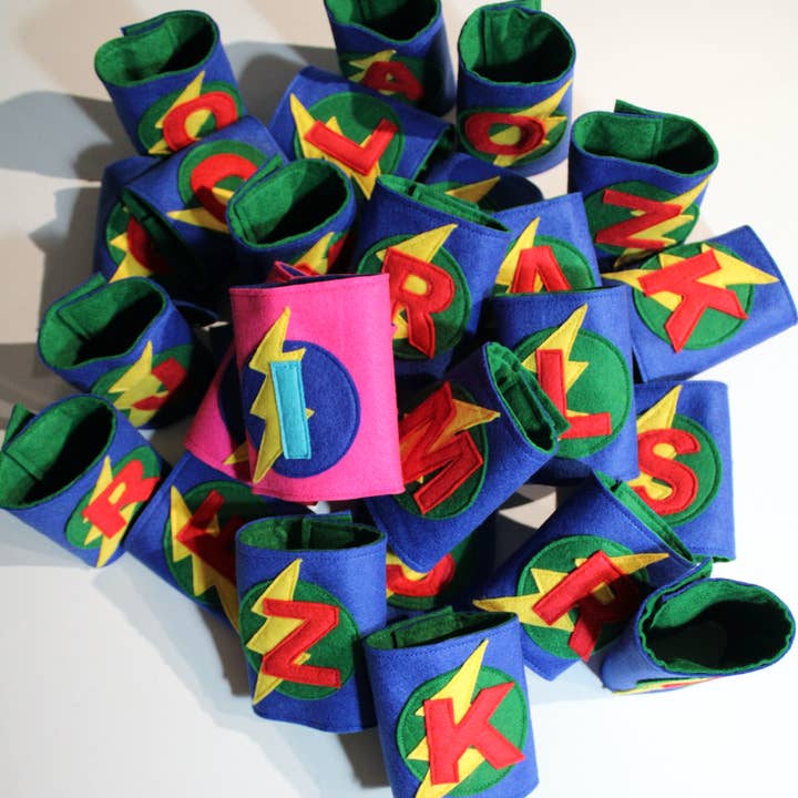 The Flat Of Kat - Wholesale Costume - Kids - Superhero Cuffs For Kids with initial4