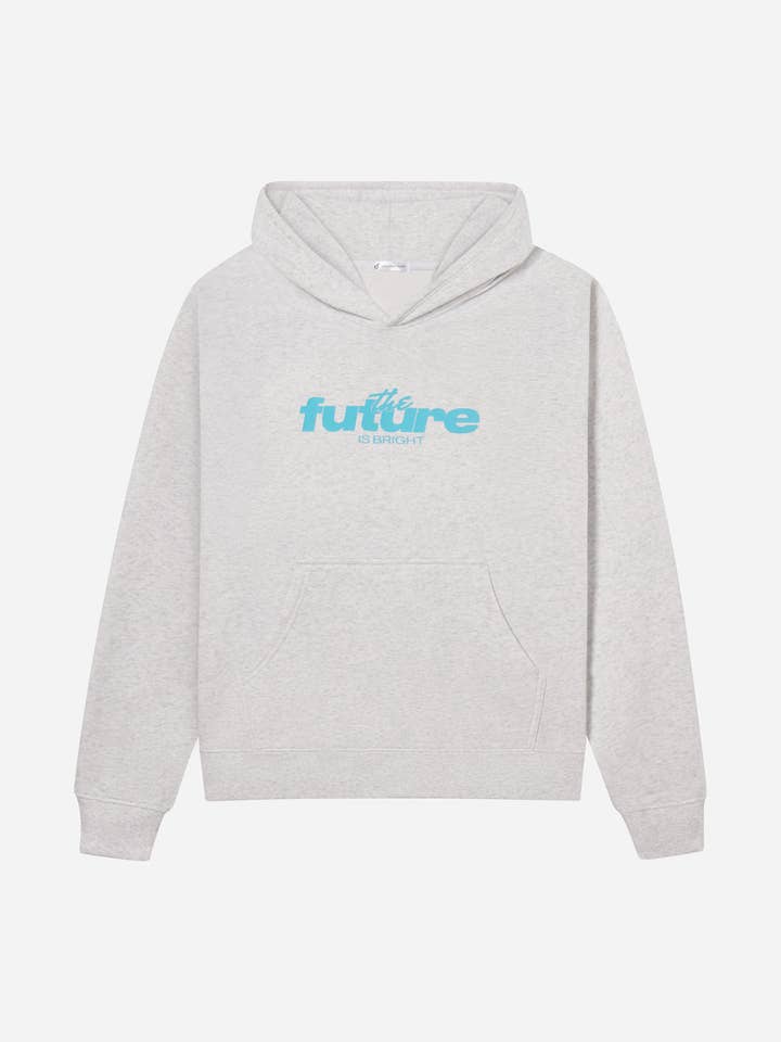 Felpa con cappuccio unisex retrò "Il futuro è luminoso" per la vendita all'ingrosso da parte di Elevated Faith