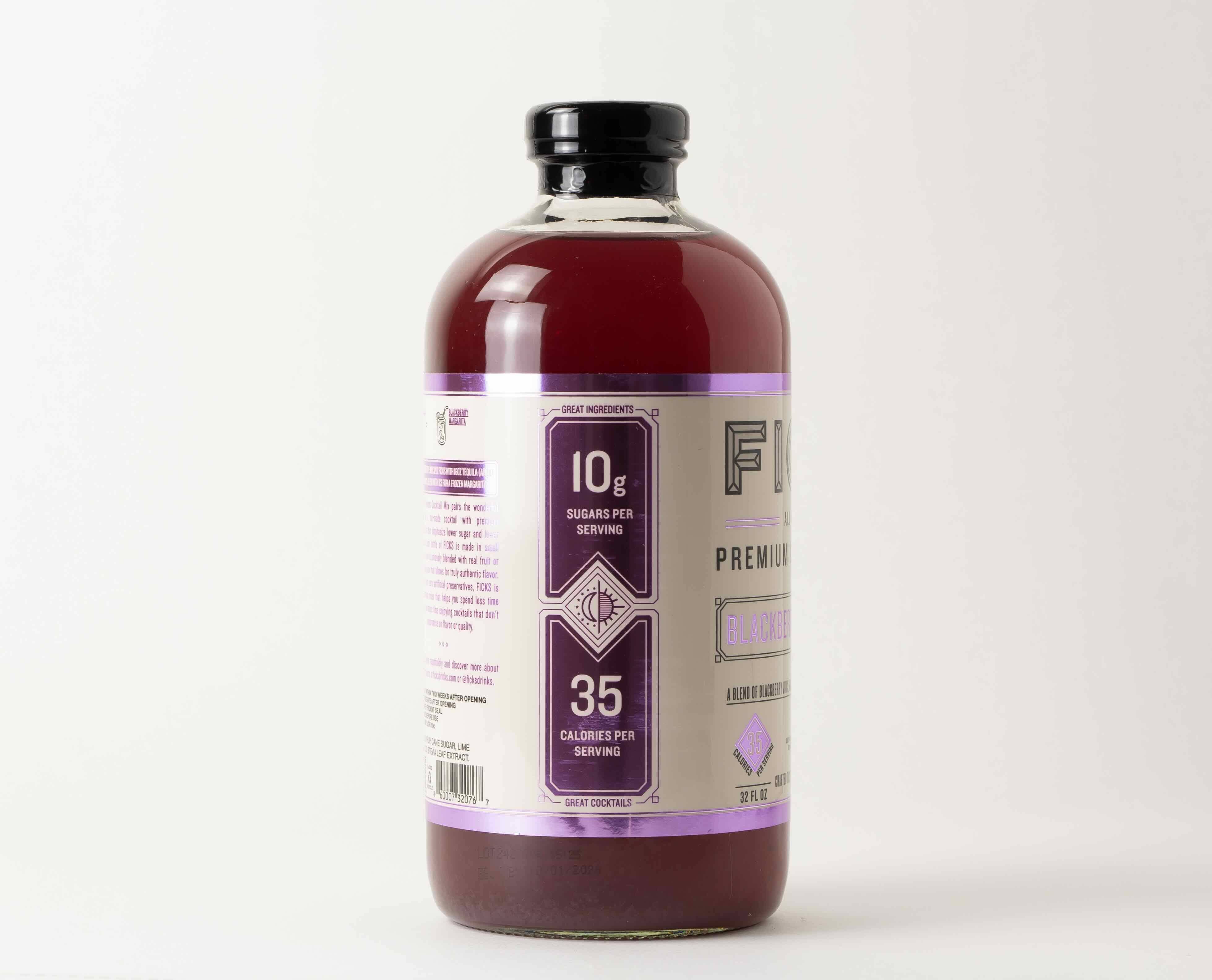 FICKS - Wholesale Cocktail Mix/Syrup - FICKS Premium Blackberry Margarita Cocktail Mix/Syrup1