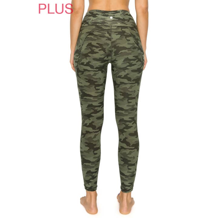 MULTI Plus Size Premium Activewear 7/8 Length Leggings for wholesale on Faire