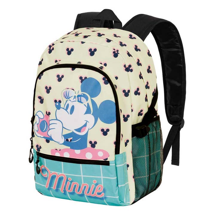 Minnie Mouse Cheese-Mochila Fight FAN 2.0, Azul para venta al por mayor de KARACTERMANIA