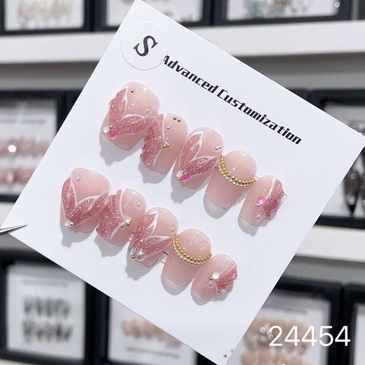 foamboxnail – wholesale Lösnaglar – handgjord Press on Nails 24454