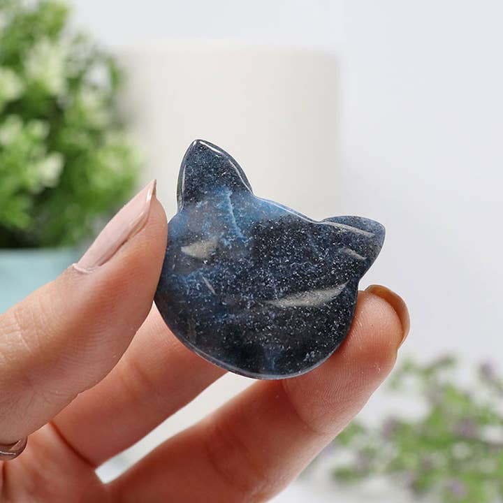 Natures Artifacts Inc - Wholesale Spiritual Stone/Crystal - Trolleite Cat Kitty Face, Crystal Cat6