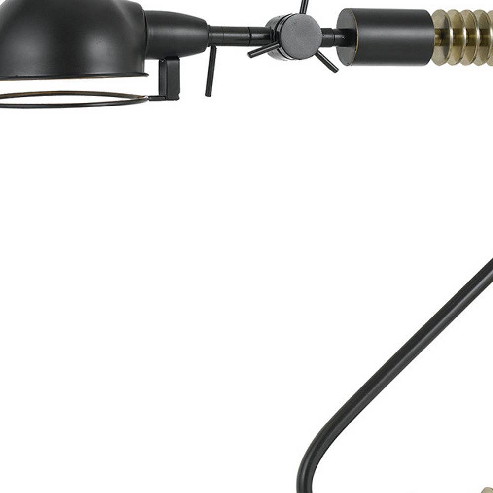 HomeRoots - Vente Lampes d'appoint/de bureau - Lampe de bureau en métal bronze de 21 po avec abat-jour en forme de dôme en bronze2