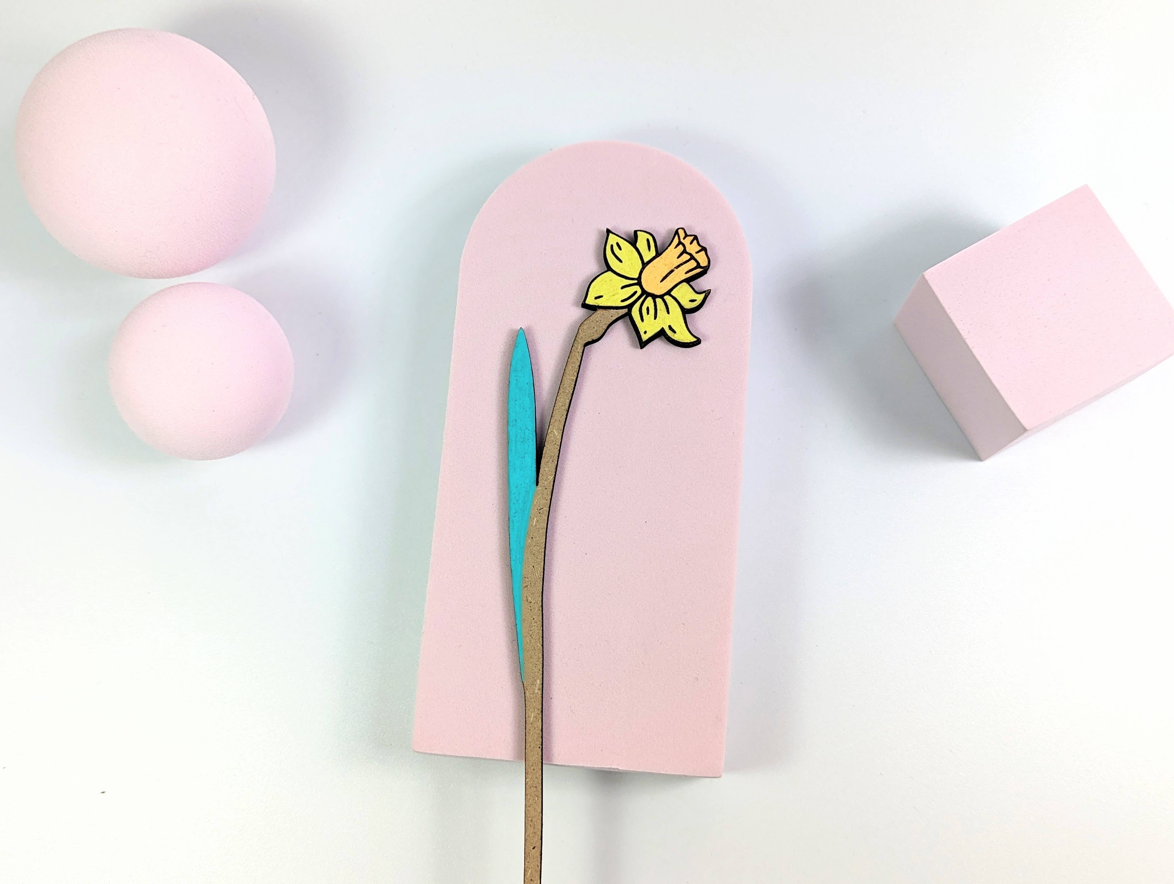 Chikai Shop – wholesale Artificial flowers – Hand-painted wooden flowers for home decor0