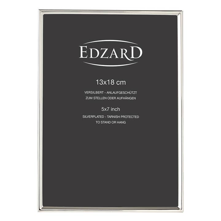 EDZARD – Großhandel Bilderrahmen – Fotorahmen Otto für Foto 13 x 18 cm edel versilbert1
