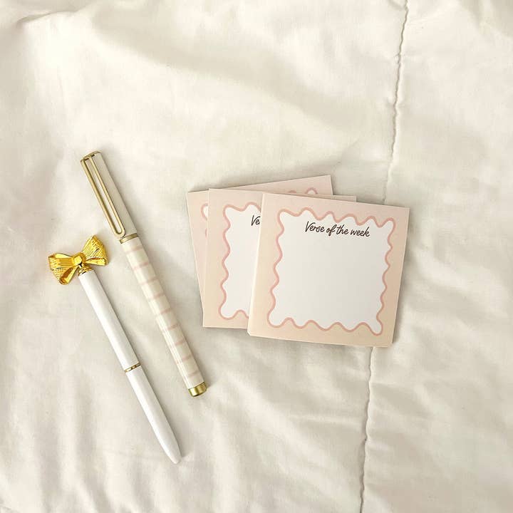 Grow in Grace - Wholesale Sticky Notes - Bible verse of the week sticky note pad, Christian notes