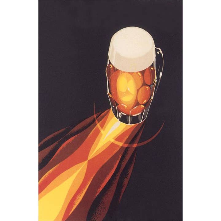 Found Image Press - Wholesale Sticker - Sticker BV-355 Beer Mug with Shadow