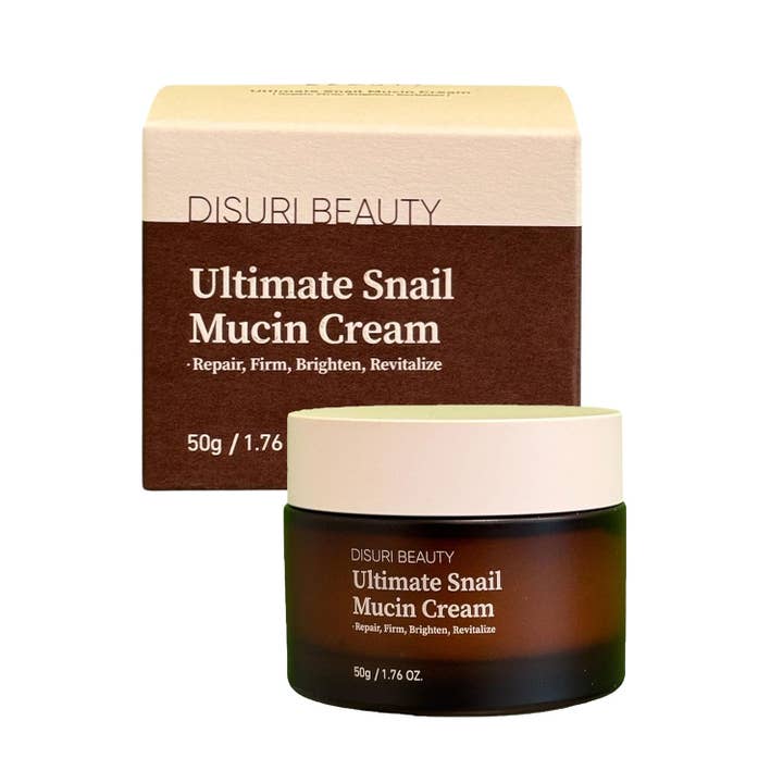 DISURI Beauty Ultimate Creme de Mucina de Caracol – Fórmula Reparadora & Anti-Envelhecimento, 50 g por atacado de DISURI Beauty