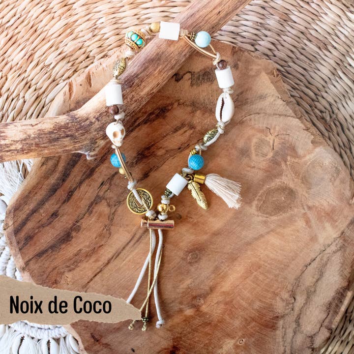 Frimousse Dog – wholesale Pet collar – Dog – Natural EM Pearl Medal Holder Necklace for Dog5