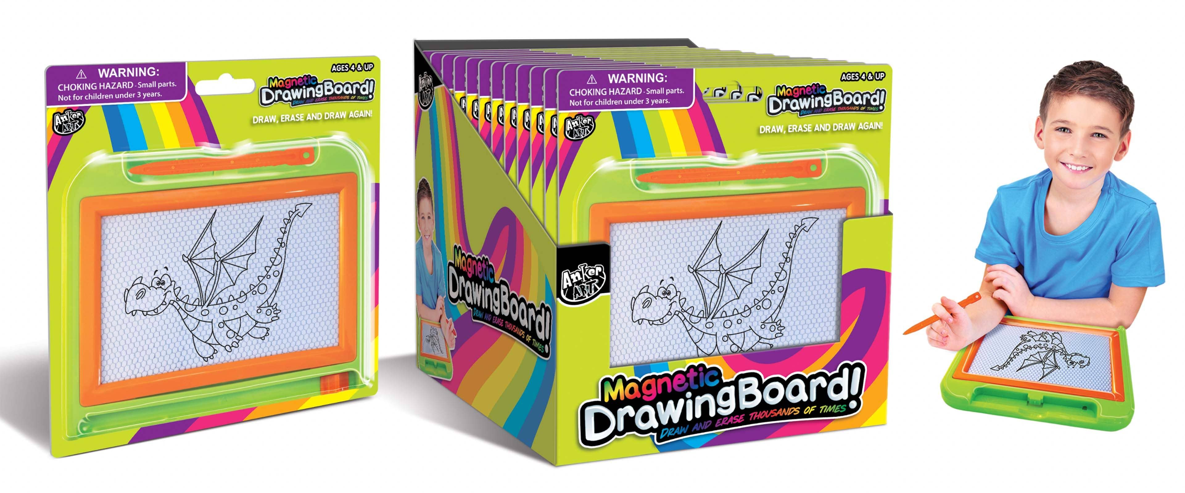 Anker Play Products - Wholesale Drawing Board - Kids & Baby - Magnetic Drawing Board 12-Unit Display0