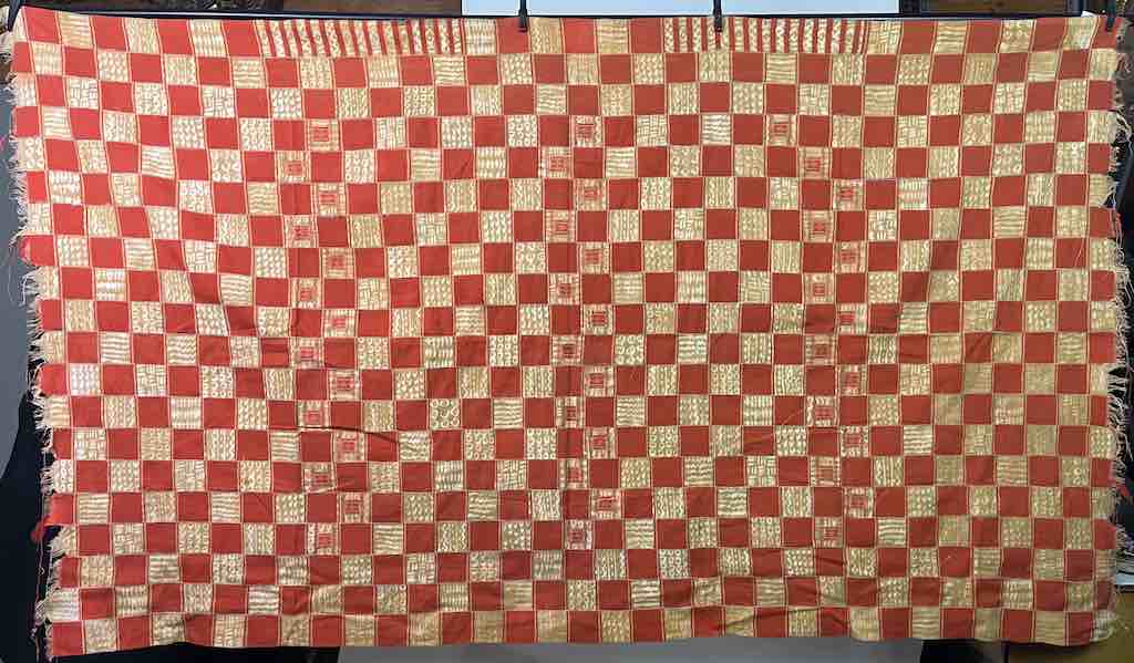 The Niger Bend - Wholesale Tapestry/textile - XL Fulani Peulh African Colorful Mudcloth Textile | 92 x 52"11