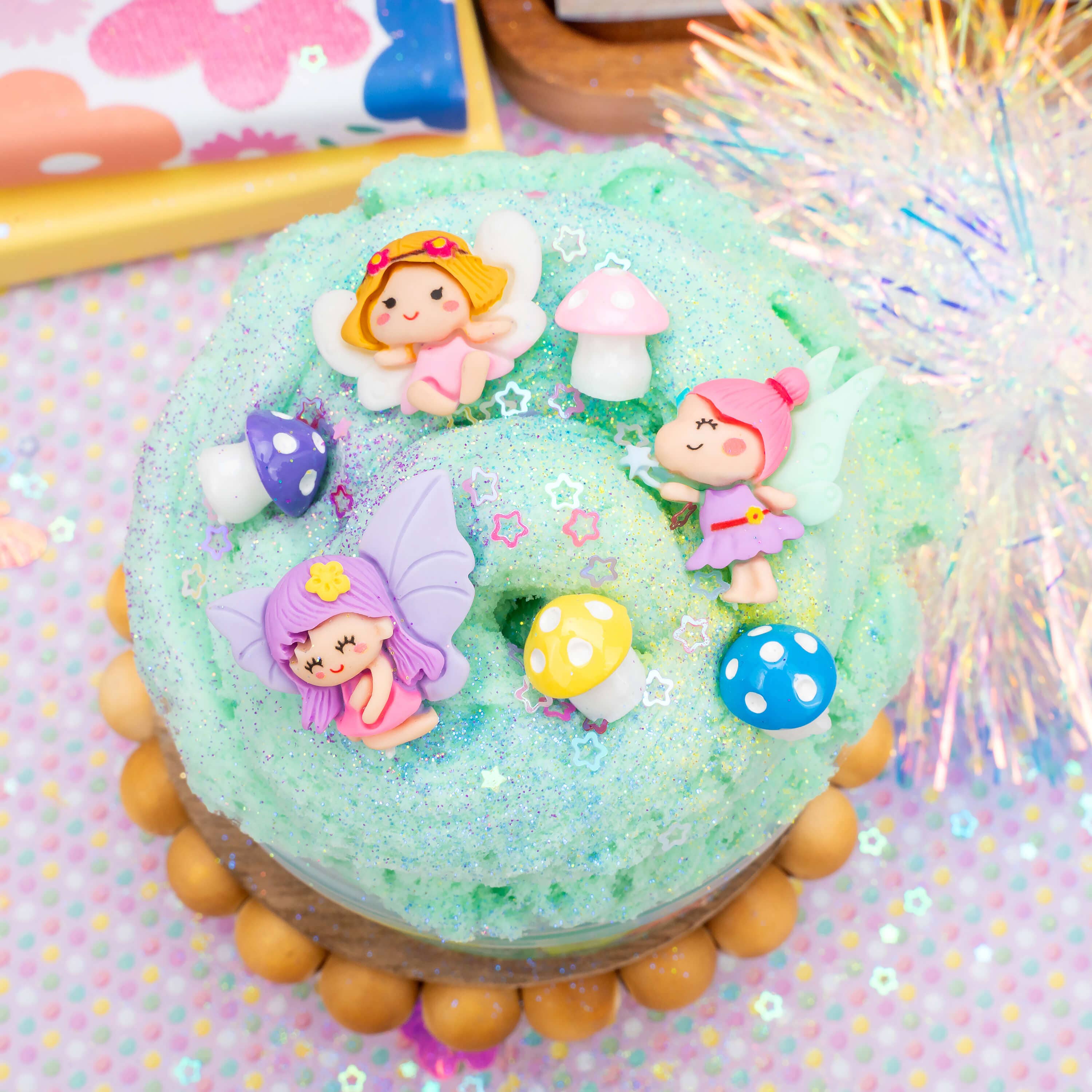 Kawaii Slime Company - Wholesale Putty/Slime - Kids - Fairy Garden Cloud Slime (4pcs/case)6
