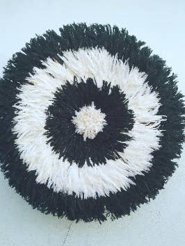 White and black juju hat for wholesale by HOME DECOR FR