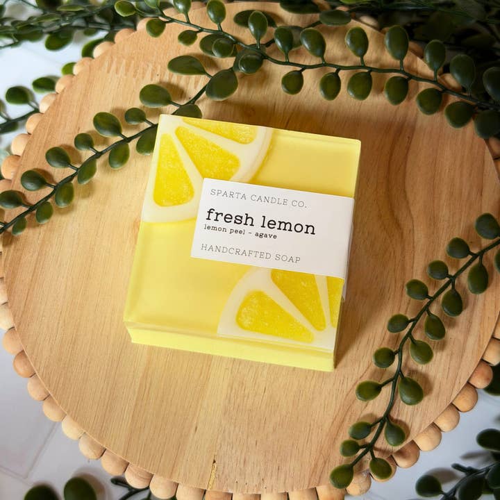 Sparta Candle Co. - Wholesale Bar Soap - FRESH LEMON SOAP