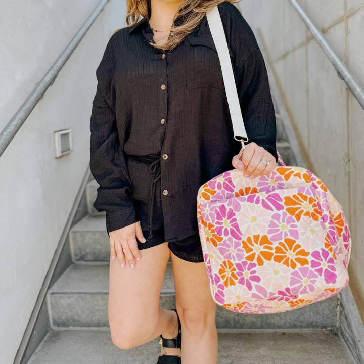 Mugsby - Wholesale Makeup/Cosmetic Bag - Floral Pattern Bags, Backpack, Duffle, Cosmetic Bag, Flower