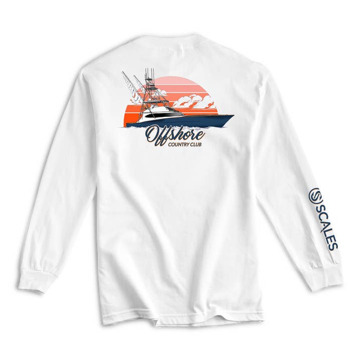 Sporty Club Premium LS Tee für den Großhandel von Scales Gear