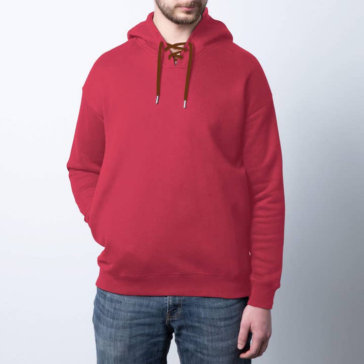 Infinite Sourcing & Trading LLC. - Wholesale Hoodie - Men's - Blank hoodie heavy blend w/Colored drawstring-Build hoodie61