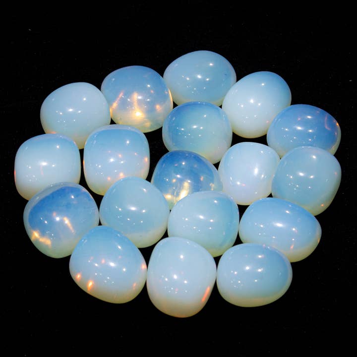 Quasar Gems USA - Wholesale Spiritual Stone/Crystal - Opalite Tumbled 30-45mm 1KG