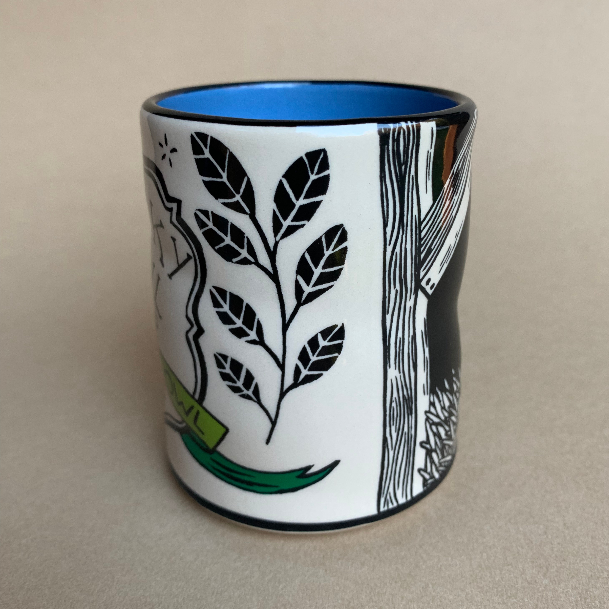 The Bowl Maker - Wholesale Coffee/Tea Cup - Lucky Barn Owl Cup - Large3