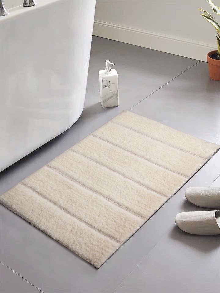 GAURI KOHLI - Wholesale Bath Mat - Riga Plush Microfiber Bath Mat (24″×36″)3