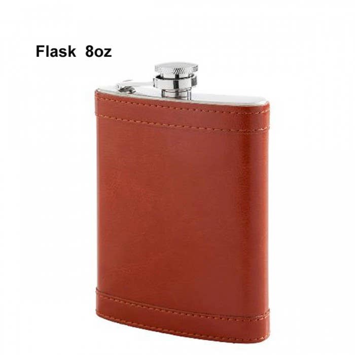 NICOTEAM EE - Venta al por mayor Frascos - Petaca de acero inoxidable cepillado con tapa de seguridad, 5 oz (147 ml)1