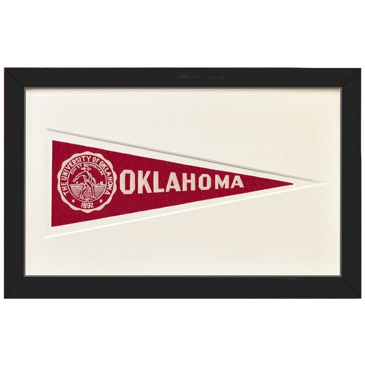 Vintage University of Oklahoma Hormel Pennant for wholesale by The Just Brand