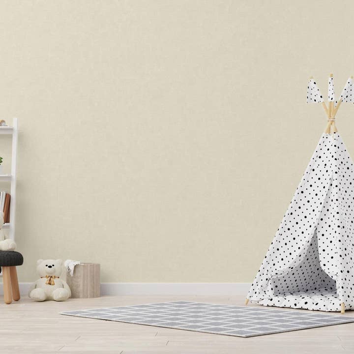 Walloro Luxury Embossed Wallpaper - Wholesale Wallpaper - Creamy Basketweave Textured Wallpaper, 3D Embossed Wallpaper, Wall Covering, Wide 178 sq ft, Room Wall Decor, Linen Basket Weave Textured1