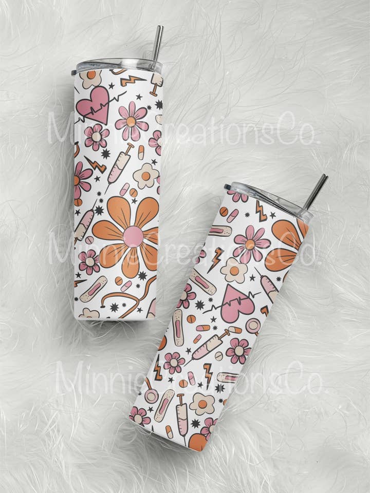 Sundhedspersonale 20 oz tynde tumblere for engroshandel hos Minnie Creations Co.