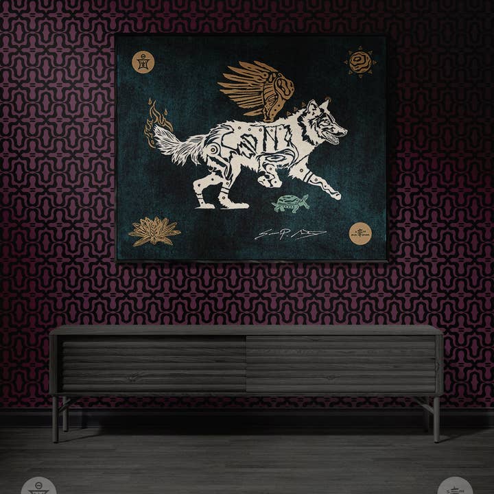 Sean Martorana - Wholesale Throw Blanket - AEON Wolf Blanket1