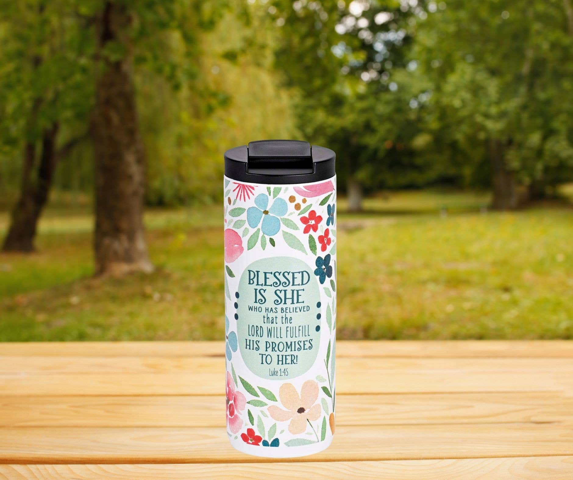 Dicksons - Wholesale Geïsoleerd drinkgerei - Beker Gezegend Is Zij Lucas 1:45 590 ml2