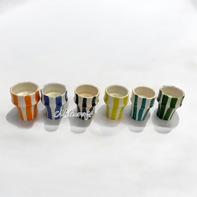 Melecraft - Wholesale Drinking Glass/Cup - Handmade Ceramic Drinking Cups 7