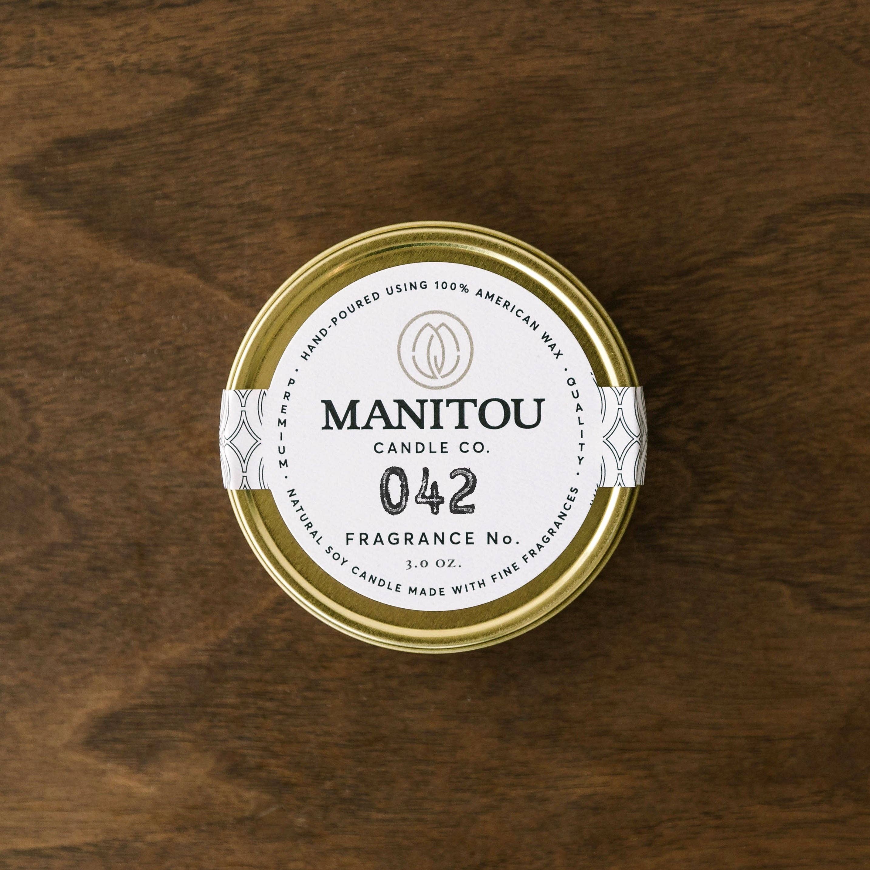 Manitou Candle Co. - Wholesale Jar/Filled Candle - No. 042 - Fireside | Hand-Poured, Soy Candle1