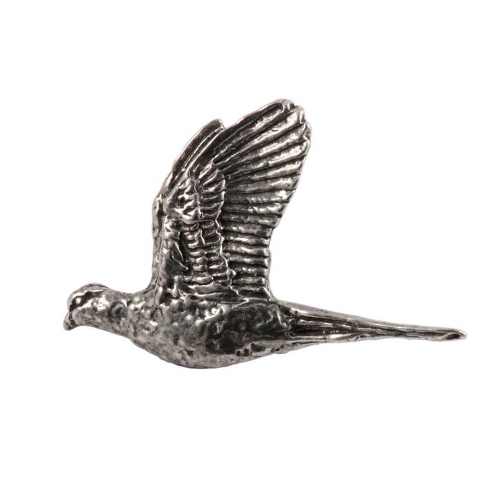 Creative Pewter Designs - Wholesale Broche - Mourning Dove Bird tinnen reversspeld broche, B0341
