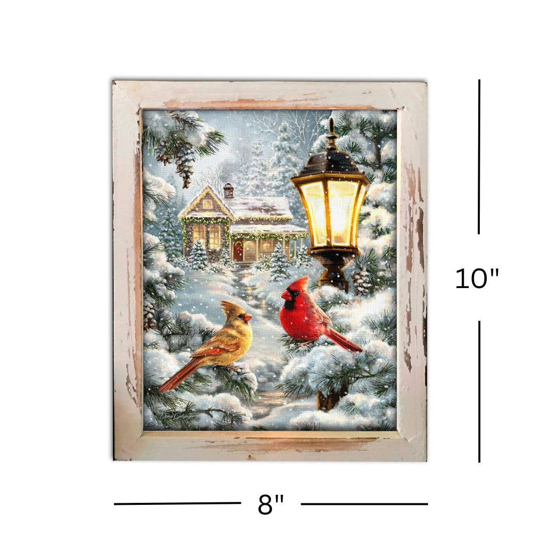 Glow Decor - Wholesale Kerstdecoratie - Alles is Calm Lighted Shadow Box2
