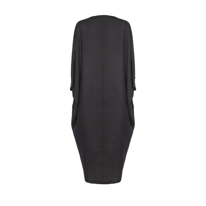 Vestido Magnolia Negro para venta al por mayor de EKIN FROG