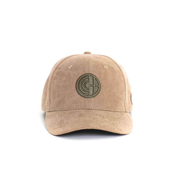 Baseball Pet - Zand kaki x mosgroen voor wholesale door City Caps