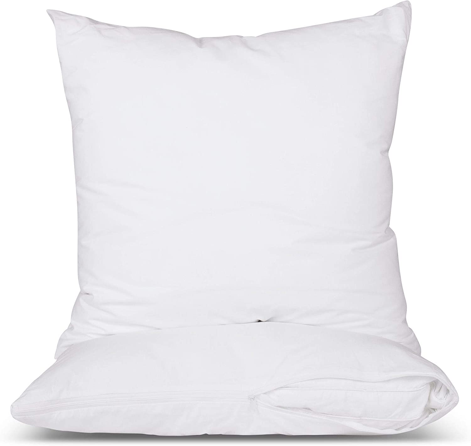 White Circles Home Cotton Zippered Pillow Protector for wholesale on Faire12