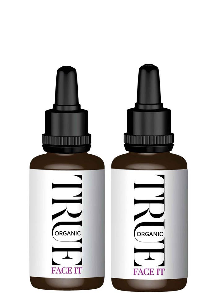 Face It Serum Double Pack – Organic Face Serum for Hydrated, Glowing Skin for wholesale by True organic of Sweden USA