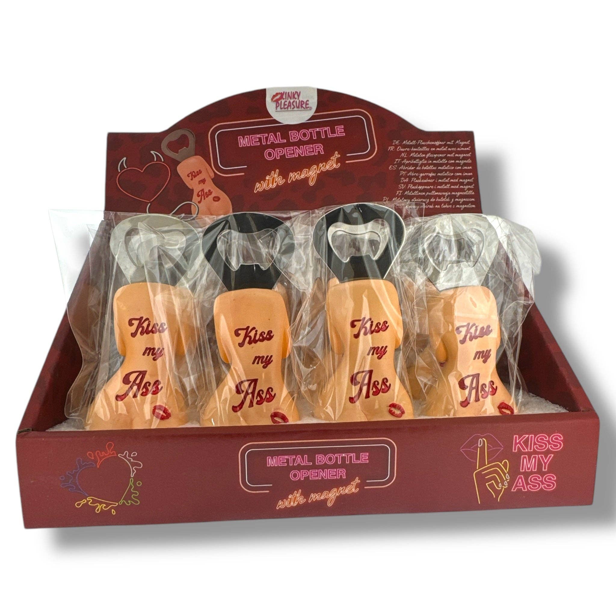 Kinky Pleasure - Wholesale Bottle/Wine Opener - Kinky Pleasure - OB139 - Opener Kiss My Ass1
