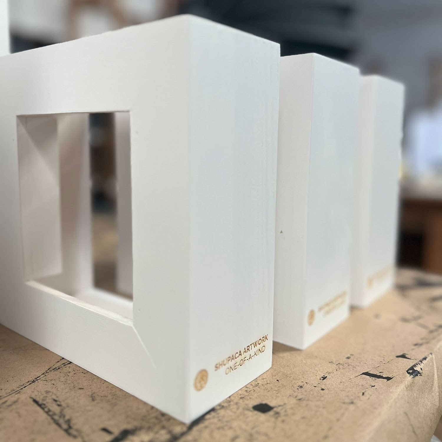 VINLOOM by Shupaca - Wholesale Art Print - Heirloom Art - 8x8 - Black Frame - Assorted7