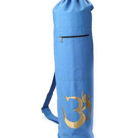 OM broderade Shiva Yoga Mat Väska -Dragsko för wholesale av OMSutra