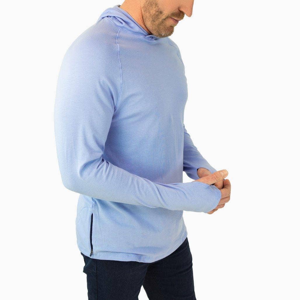 Sun50 - Vente Sweat à capuche - homme - Sweat à capuche de protection solaire à manches longues Pacifica pour hommes UPF 50+15