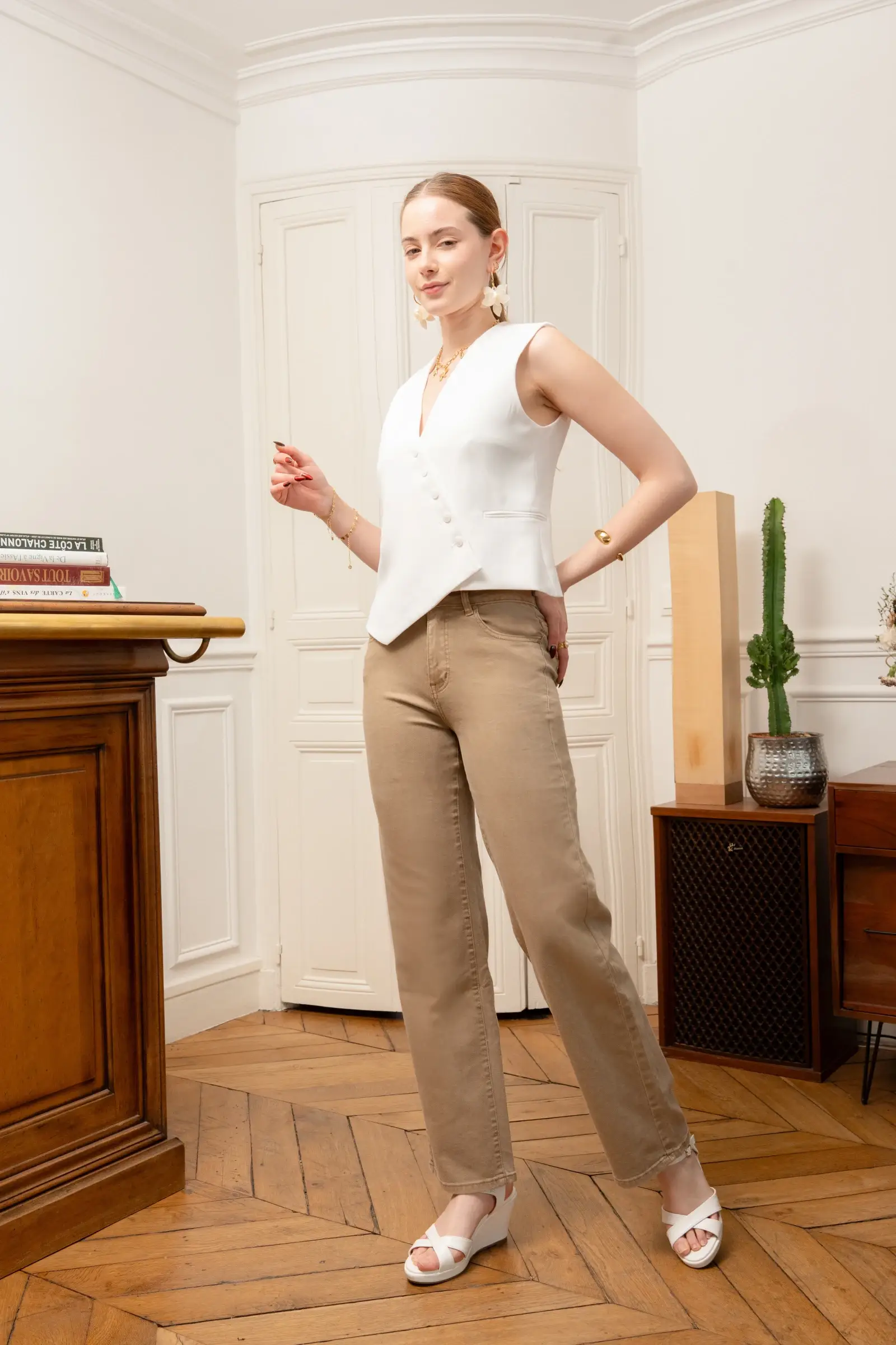 Vivid - Vendita all'ingrosso Jeans - Donna - Jean a gamba larga colore32