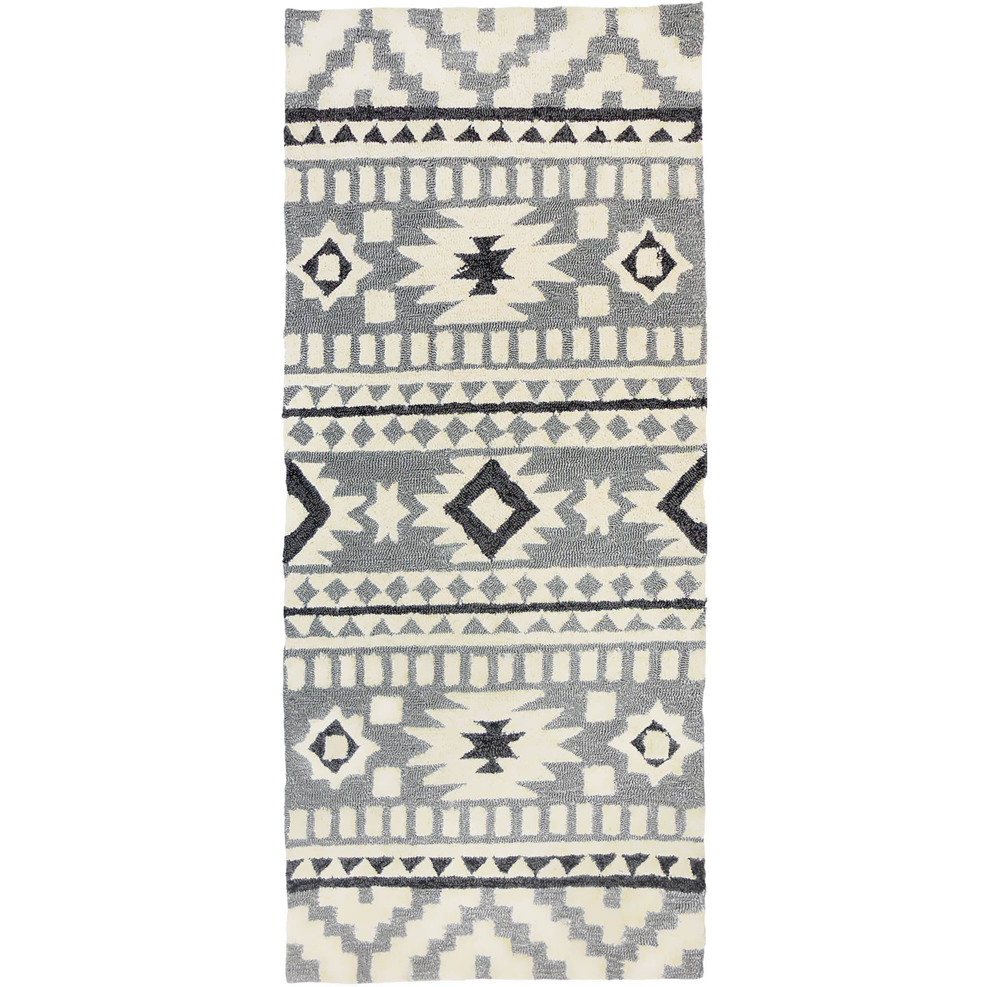 Home Comfort Rugs - Wholesale Area Rug - Heritage in Gray Homefires Rug 22" x 32"3