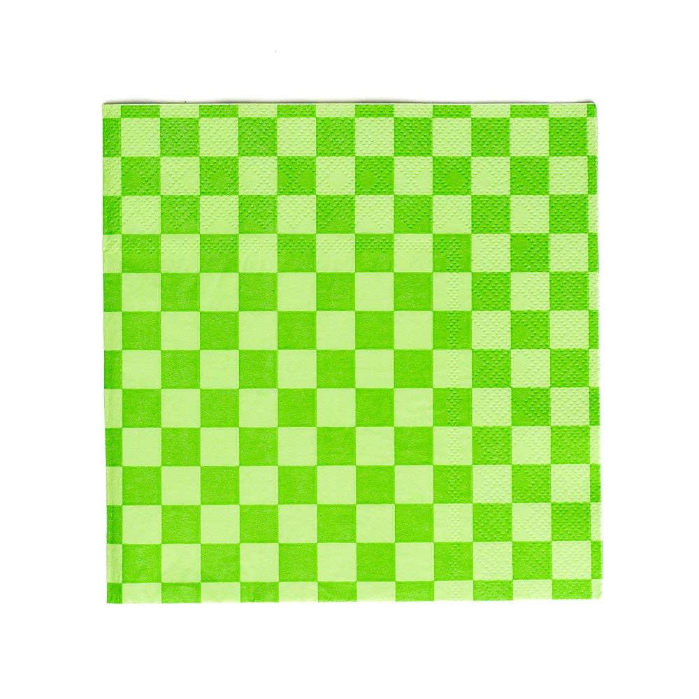 Jollity & Co. + Daydream Society – Großhandel Einweg-Serviette – Check It! Große Servietten – 16 Stück – 11 Farbauswahlen5