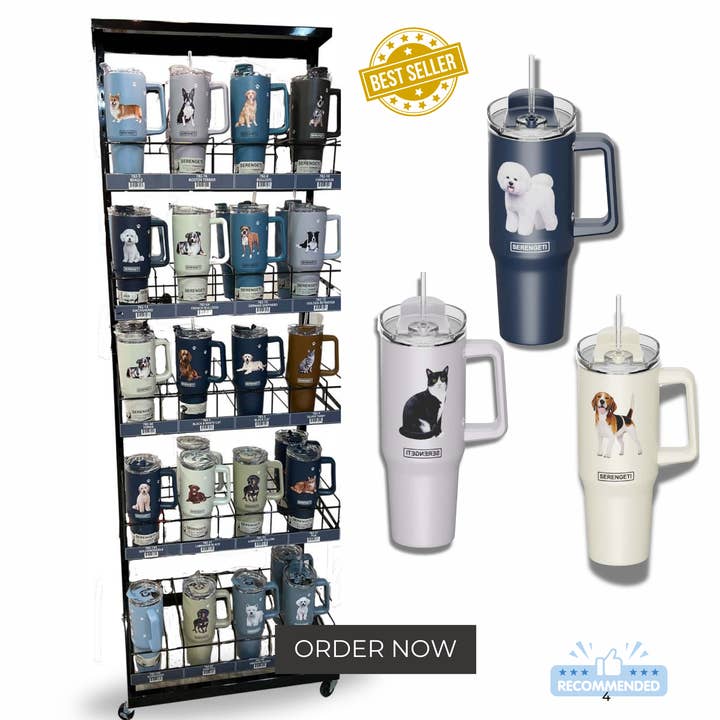 E&S Pets - Wholesale Geïsoleerd drinkgerei - STARTERSPAKKET VOOR TUMBLER VAN 40 OZ0