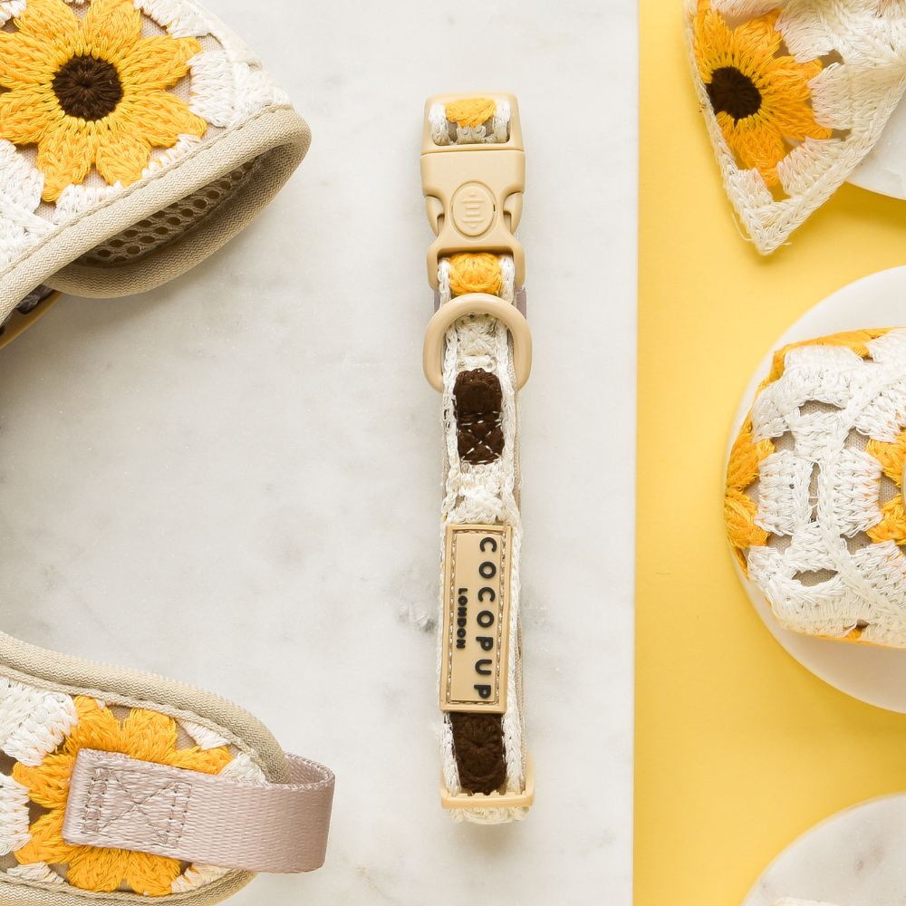 Cocopup London - Wholesale Pet Collar - Dog - Sunflower Patch Collar2